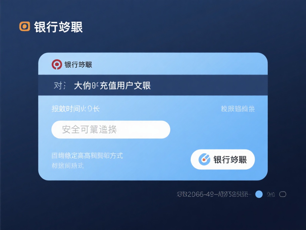 银行转账：对于大额充值用户，银行转账是一个安全可靠